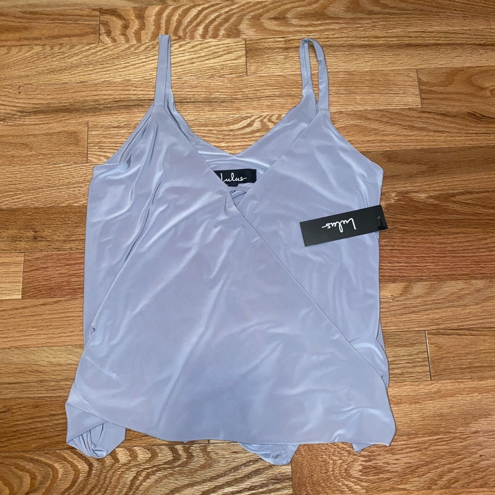 Lulu’s Slate Tank Top, Size Small